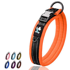 HOMEPLANET Venta caliente reflectante Anti-Pérdida de perro cuello collares al por mayor en Stock collares para mascotas - Product Image 2