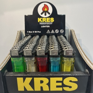 Accesorios de cigarrillos personalizados desechables de alta calidad a granel, encendedor de gas Flinth KRES MON1, venta al por mayor - Product Image 5