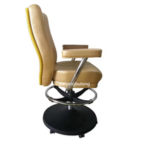 Chaise de casino de style allemand Chaise de poker dorée Tabouret de bar avec accoudoir Chaises de bar à fente pivotante pour le jeu