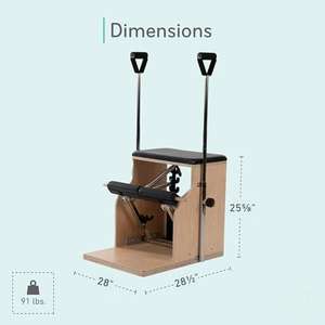 Chaise Wunda classique en érable pour Pilates, équipement d'exercice pour entraînement complet du corps, résistance, maison, salle de sport, studio - Product Image 4