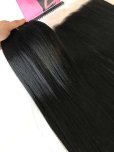 Extensiones de cabello humano vietnamita donante crudo Color natural Super sedoso recto 100% cutícula alineada - Product Image 4