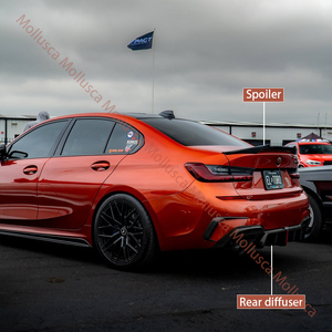 สำหรับ 3 Series G20 ครีบกันลมหลังทำจากคาร์บอนไฟเบอร์แท้ - Product Image 4