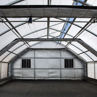 Serre agricole mobile à faible coût, tunnel de culture de tomates, couverture en film plastique, serre à champignons, serre solaire