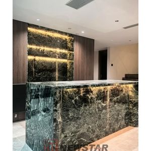 Newstar Customized Marble Slab Stone Kitchen Countertop Travertine Marble Island - Product Image 5