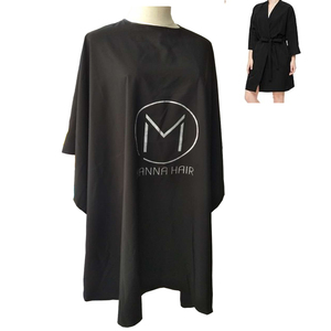 Super barbiere Custom <span class=keywords><strong>per</strong></span> parrucchieri mantella con il trucco chiavistelli a prova di candeggina grembiule <span class=keywords><strong>per</strong></span> il taglio dei <span class=keywords><strong>capelli</strong></span> Custom Chemical Cape - Product Image 1