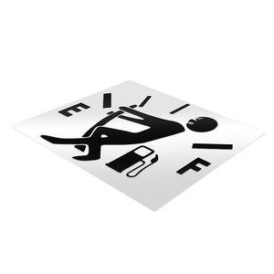 Adesivo de carro refletivo, adesivo de vinil para tanque de combustível engraçado, 1 peça - Product Image 4