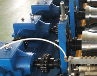 Machine de formage de rouleaux pour portes à persiennes contrôlée par PLC entièrement automatique avec engrenage et moteur pour usage en construction