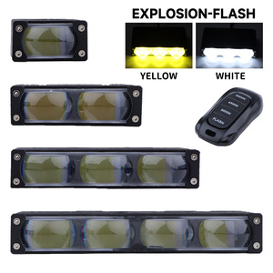 Focos LED para Automóvil de 110 W, 12 V, 24 V, 6000 K, 3000 K, Luces de Conducción Universales para Automóvil, Cuatro Lentes de Proyector, Luces LED para Parrilla - Product Image 3