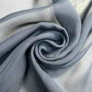 I migliori fornitori di seta tessuto di seta Chiffon 100% puro tessuto di Chiffon di seta di gelso Stock di molti colori