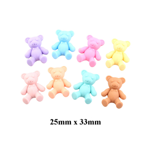 Miniatura de Oso Artificial de Resina de Color Mate Estilo Coreano para Decoración - Product Image 5