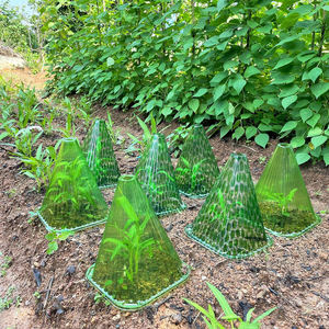 Couvre-plantes réutilisables en plastique Couvre-cloches en plastique pour protéger les graines Semis Petites fleurs Convient pour les légumes et les fleurs - Product Image 5