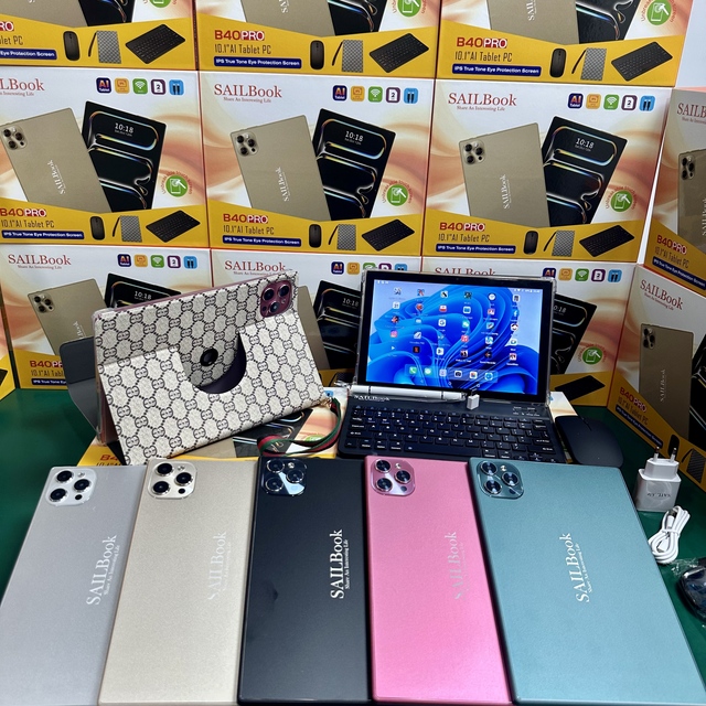 B2B Bulk Order Business Android Tablet SAILBOOK B40 16GB+512GB Fast Charging Type-C Dual SIM 5G WiFi Private Label OEM Factory