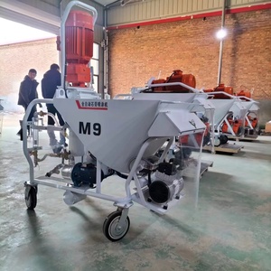 220V Wholesale Factory Supply Cement Mortar <strong>Plaster</strong> Spraying Machine Gypsum <strong>Mixer</strong> Spray Gun with Pump and Motor Core Components - Product Image 4