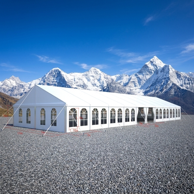 Large Deluxe Portable Aluminum Frame PVC Waterproof Outdoor Event Tent for Desert Glamping & Wedding Receptions