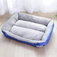 Bestseller Abnehmbarer Waschbarer Bezug 60-130CM Plüsch-Haustierbett Rutschfester Memory-Schaum Orthopädisches Hundebett für Herbst und Winter