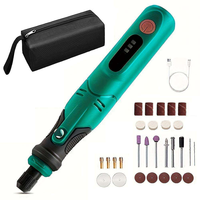Stylo d'affûtage électrique sans fil 308, outil de polissage DIY pour ongles, mini-meuleuse rotative à 3 vitesses, perceuse à bijoux sans balais