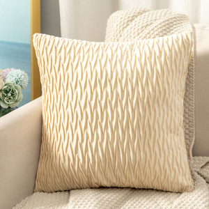 XinLan 3D copricuscino divano velluto copricuscino solido federa sedia da letto decorazione per la casa federa federa - Product Image 5