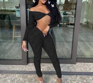 Yazlık Kadın Seksi Dantelli Büyük Yaka Üst Dar Pantolonlu Takı<span class=keywords><strong>m</strong></span> - Product Image 5