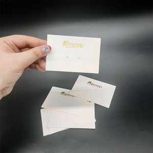 Tarjeta de pendiente impresa personalizada, logotipo de marca, collar impreso, tarjetas de pendiente - Product Image 2