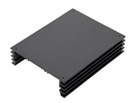 Boîtier d'amplificateur et dissipateur thermique en aluminium extrudé OEM, série 6000, avec service de pliage
