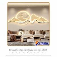 Applique murale créative sans cadre, lumineuse, en cristal, ton crème, style luxe discret, pour décoration de salon et fond de canapé