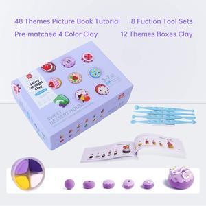 Kit de pâte à <span class=keywords><strong>modeler</strong></span> auto-séchante 12 couleurs, non toxique, sûr, jouet éducatif DIY pour enfants avec outils et accessoires de sculpture - Product Image 6