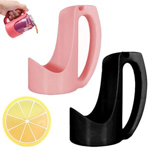 12 oz Soda Can Holder with Handle for Drinks Energy Drink Holder with Handle Skinny Cans Holder with Handles Reusable Hand Grip - Product Image 1