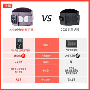 Le Er Kang Massage Waist Belt With <b>Heating</b> And Timing Control For Waist Support Premium Edition - Product Image 5