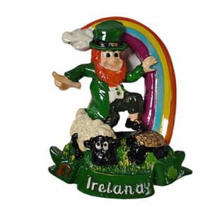 Nuevo adhesivo para refrigerador de Irlanda, adhesivo decorativo magnético del duende del condado de Monaghan, imán de recuerdo turístico. - Product Image 2