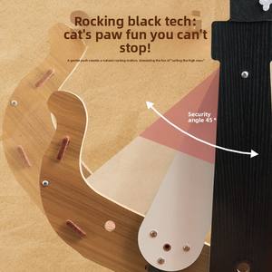 Lit pour chat Meow <span class=keywords><strong>Fairy</strong></span> Pirate Ship - Nid pour chat créatif, hamac pour chat, jouet pour chat oscillant, multifonctionnel, élégant, pour une utilisation en intérieur, toutes saisons - Product Image 4