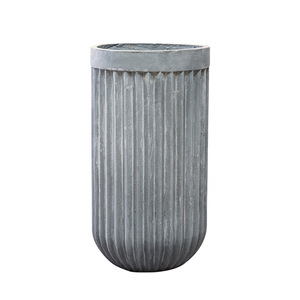 Naturix OF03 fournitures de jardin grand hôtel jardin Pots de fleurs en béton Pot de ciment jardinières grand mur extérieur minimaliste - Product Image 6