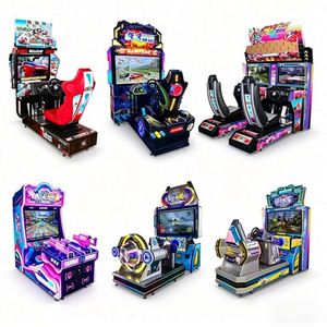 Simulateur de course interactif avec cockpit, écran et système de conduite – Équipement de divertissement d'arcade pour voiture de course - Product Image 1