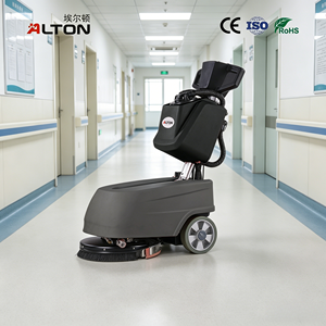 Autolaveuse électrique silencieuse Alton A1 à conducteur marchant à pied, laveuse <span class=keywords><strong>de</strong></span> tapis industrielle à batterie pour zones à forte sensibilité au bruit - Product Image 3