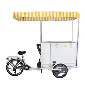 Tricycle électrique mobile pour crème glacée avec moteur de 250 W, <span class=keywords><strong>chariot</strong></span> à crème glacée, vélo pour boissons fraîches - Product Image 2