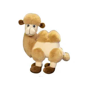 Moyun Vivid simpatico cammello farcito peluche cartone animato cammello grigio cuscino creativo all'ingrosso