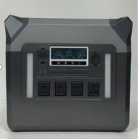 Stockage d'énergie Lifepo4 2000W 2201.6Wh à cycle élevé avec charge CA, Stockage d'énergie solaire Lifepo4 pour urgences domestiques, Lifepo4 portable