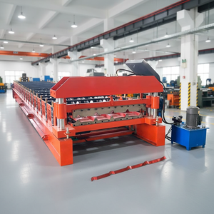 เครื่องขึ้นรูปกระเบื้องหลังคาเหล็กเคลือบสี VODLEY ใช้งานง่าย ความหนาของแผ่น 0.3-0.8 มม. ความกว้างป้อนวัสดุ 1220 มม. - Product Image 1