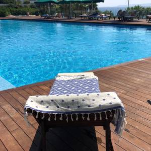 Telo Mare Turco 100% Cotone Biologico - Anti-Sabbia, Perfetto per Regali, Ideale per Bagno, Spa, <span class=keywords><strong>Sauna</strong></span>, Spiaggia - Product Image 6