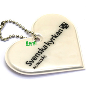 Giá Rẻ Giá Tùy Chỉnh Hình Trái Tim Mềm PVC Phản Quang Keychain Nhựa Phản Chiếu Móc Chìa Khóa <span class=keywords><strong>Keyring</strong></span> Cho Khuyến Mãi - Product Image 6