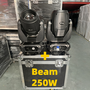 250W chùm di chuyển đầu ánh sáng sân khấu với trường hợp chuyến bay - Product Image 1