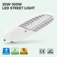 Luminaria LED para Estacionamiento y Calle, 30W 50W 80W 100W, Tipo V, Haz de Luz Amplio, IP65, Aluminio Fundido a Presión, Eficiencia Energética, Venta al por Mayor para Exteriores