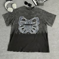Vêtements streetwear, t-shirts vintage pour hommes, t-shirts à motifs, t-shirts délavés, t-shirts lourds personnalisés pour hommes