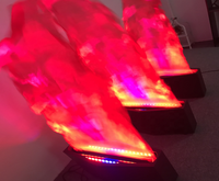 Projecteur de flamme artificielle à LED de 6 m, couleur soie, grande scène, éclairage