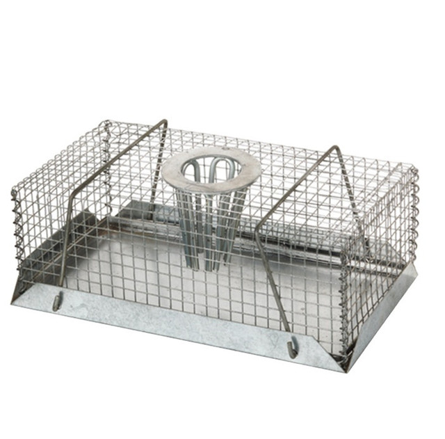 Live Animals Metal Wire Mesh Cage Traps Mouse Gopher Trap