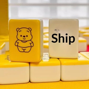 Tessere di Mahjong in Melamina a Tema Cartone Animato, Carine e di Tendenza, per Uso Domestico, Misure Medie e Grandi 40 42 44, Regalo per Dormitorio, Confezione in Cellophane - Product Image 1
