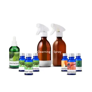 Wholesale OEM natural essential oil cleaning spray sustainable cleaning spray used for all surfaces with blend oil concentrate