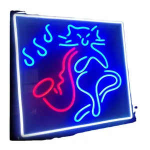 Eye catch large neon bar sign for matching wedding wood arch and acrylic wedding backdrop