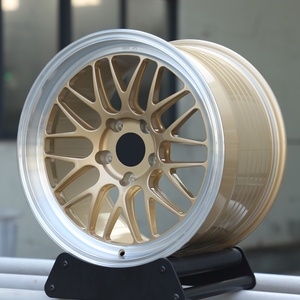 Fabricant HTOR ML-10RT Jantes de course forgées légères polies or toutes tailles 6061-T6 5X112 pour Golf Coopers 911 M550 - Product Image 1