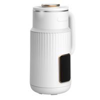 HOTSY Mini machine à lait de soja 850ML Portable électrique chauffage mélangeur robot culinaire écrou machine à lait
