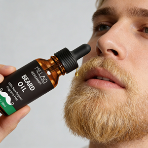 Aceite para Barba Melao para Hombres con Aceite de Argán, Aceite Herbal Natural que Suaviza, Hidrata y Define el Vello Facial, Cuidado de la Barba, Aseo Masculino - Product Image 4